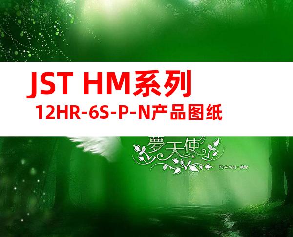 JST HM系列 12HR-6S-P-N产品图纸